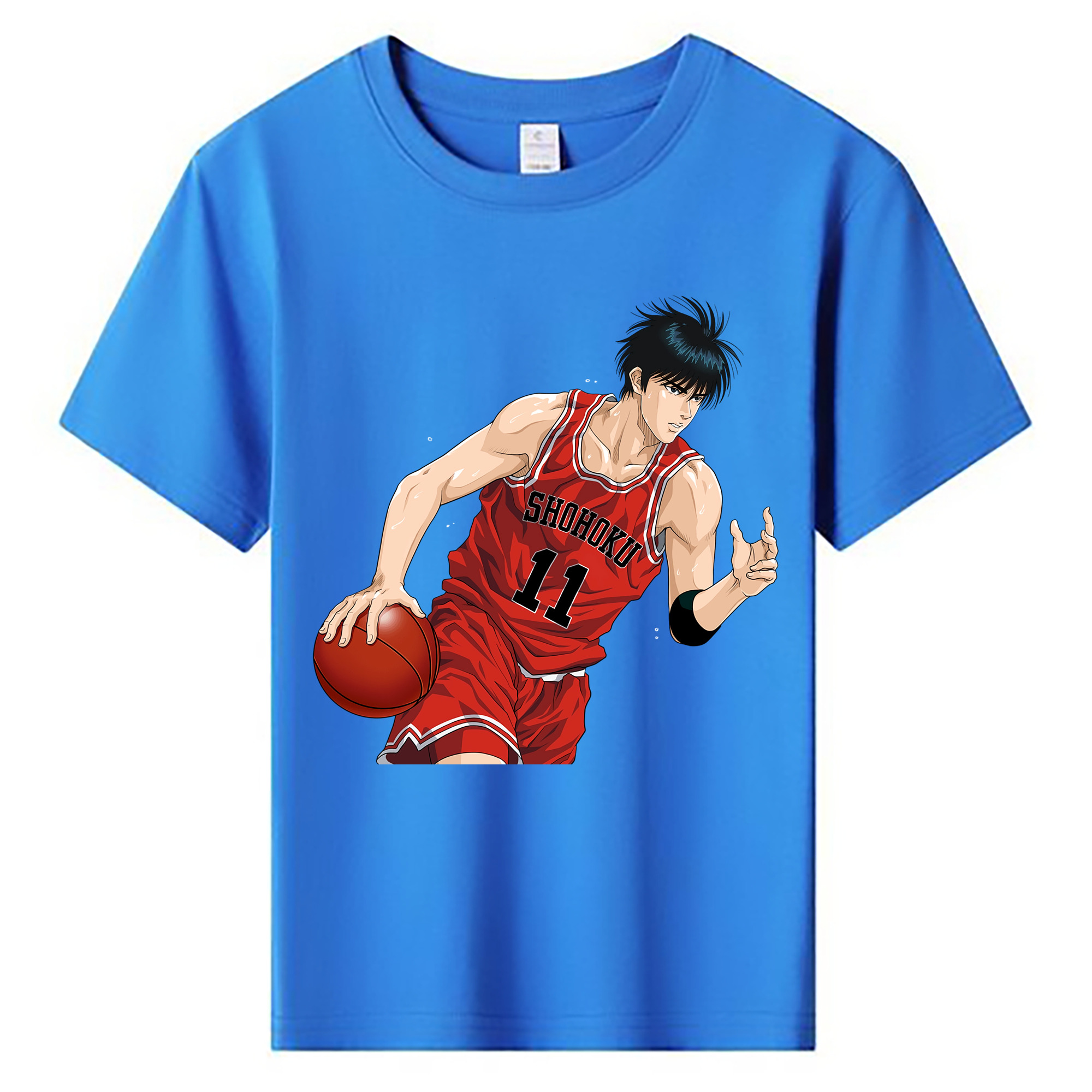 （画像用） SLAM DUNK／スラムダンク 綿100％キッズTシャツ（フロントプリント）